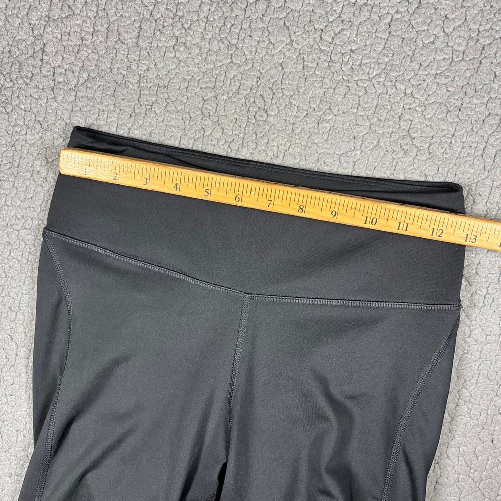 Nike Dri-FIT Womens Black Cropped Running Leggings Mesh Panels CZ9238-010 Size M - Picture 11 of 14